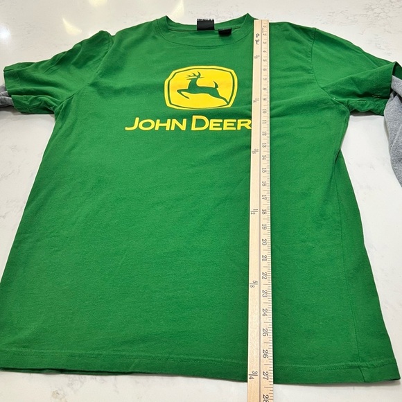 John Deere Green Long Sleeve Tee with Gray Accents - Picture 3 of 7